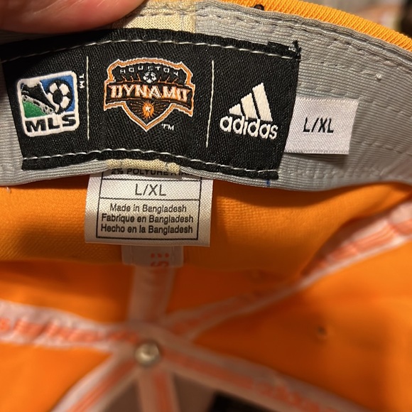 Houston Dynamo Adidas Hat Size L/XL Color Orange - Picture 7 of 7